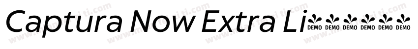Captura Now Extra Li字体转换